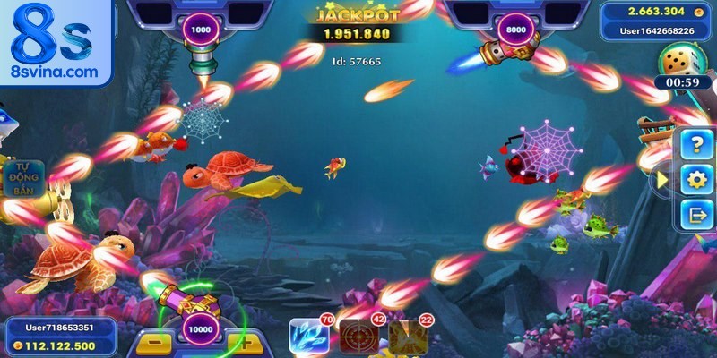 Game bắn cá phiên bản 3D thu hút bởi nhiều nhiệm vụ độc đáo